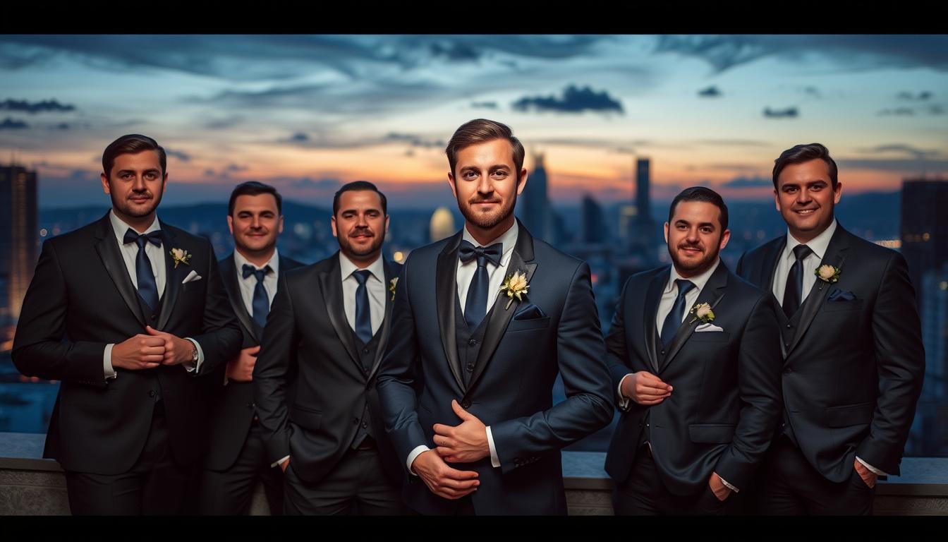 Como escolher o traje ideal de ternos para padrinhos em casamento em São Paulo