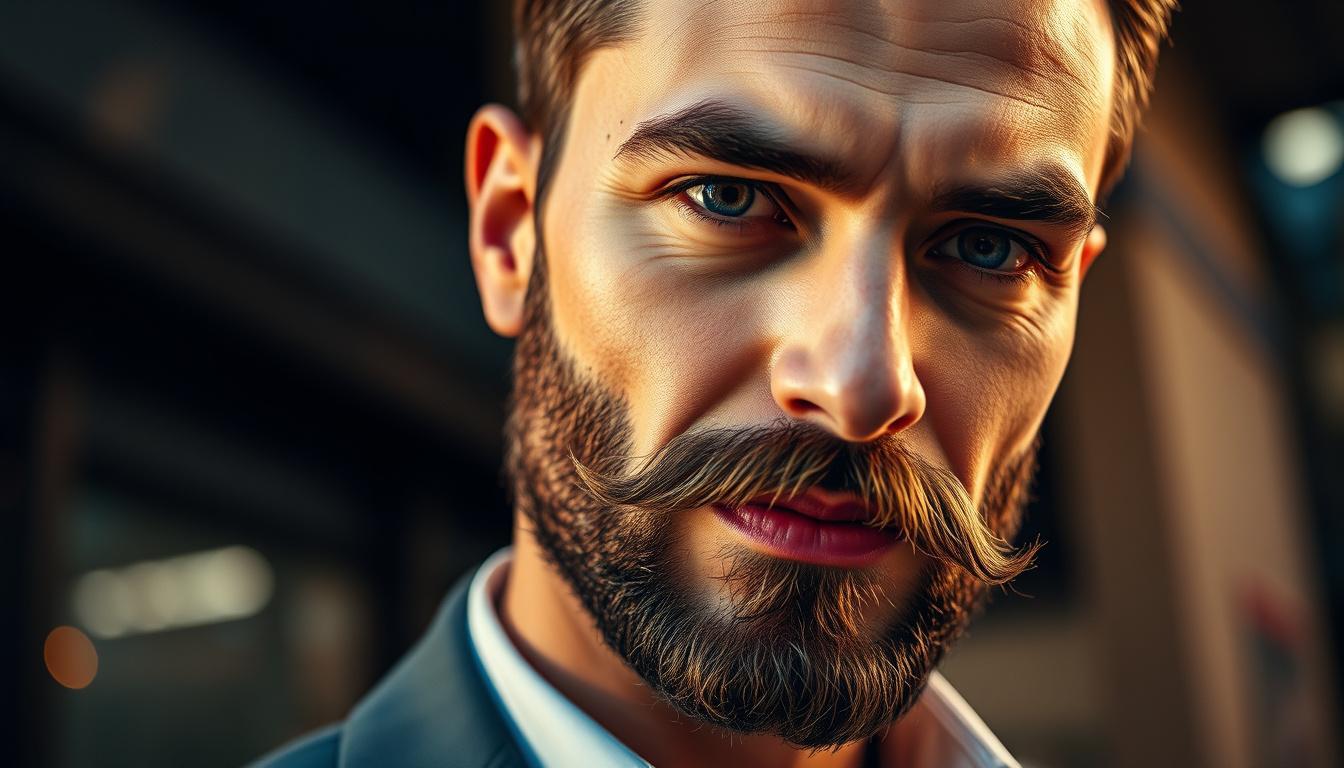 Dicas para arrasar no visual com barba no queixo e bigode alinhado
